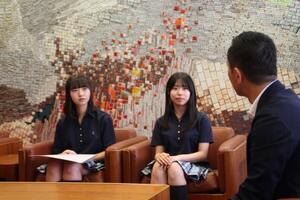 写真：ファッション甲子園2023表敬訪問1