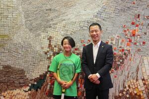 写真：ユニクロ全日本ジュニアテニス選手権出場報告