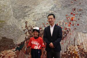 写真：全日本小学生女子ソフトボール大会出場報告