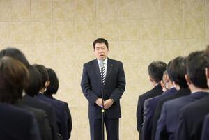 写真：市長訓示
