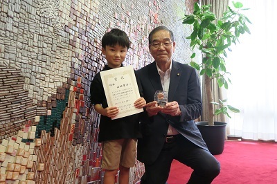 写真：将棋表敬訪問