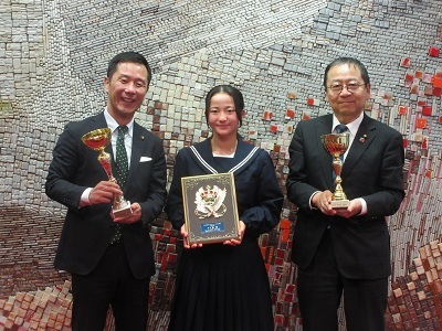 写真:テニス表敬訪問