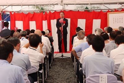 写真:新北消防署起工式