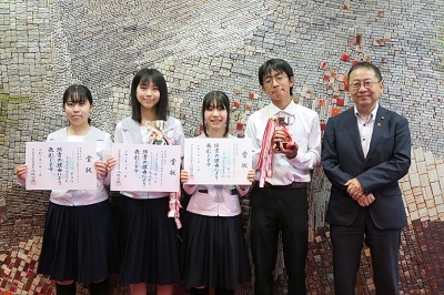 写真:放送表敬訪問