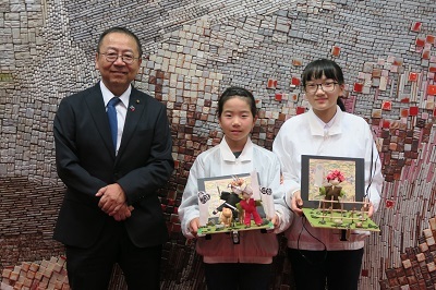 写真:発明工夫表敬訪問