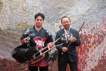 写真:アイスホッケー表敬訪問