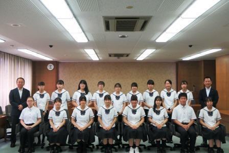 写真：総合文化祭表敬訪問