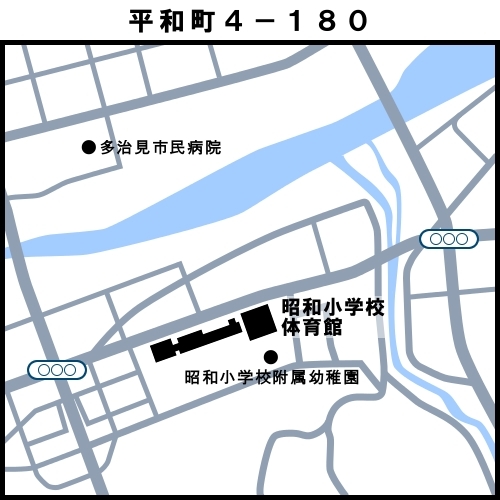 地図：04昭和投票区　多治見市平和町4-180