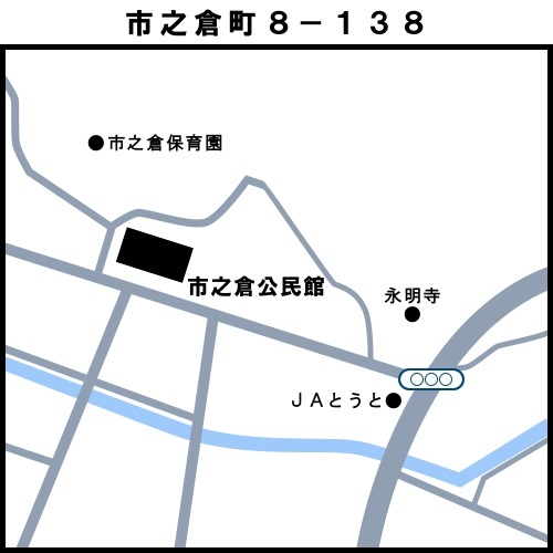 地図：23市之倉投票区　多治見市市之倉町8-138