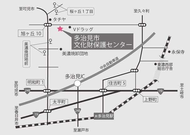 地図：文化財保護センター