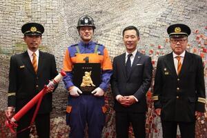 写真：岐阜県消防操法大会