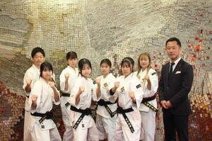 写真：2025少林寺拳法全国大会inかながわ出場選手表敬訪問