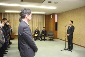 写真：仕事納め式1