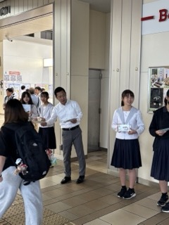 写真：修道院寄附活動