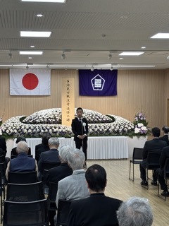 写真：戦没者追悼式