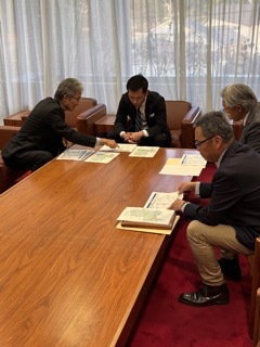 写真：面談（多治見土木事務所長）