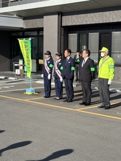 写真：年末年始警戒出発式