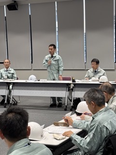 写真：災害対策訓練地震編