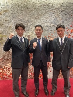 写真：第104回全国高等学校サッカー選手権大会出場選手表敬訪問