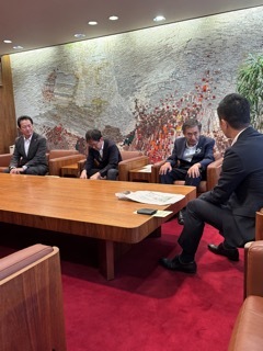 写真：面談（瀬戸市長）