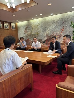 写真：面談（多治見砂防国道事務所）