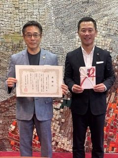 写真：感謝状贈呈式（ブレイングループ）