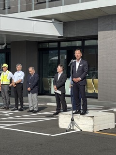 写真：交通安全出発式