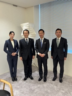 写真：面談（岐阜県知事）