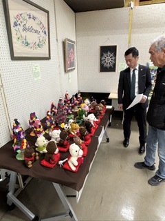 写真：視察（悠光クラブ作品展）