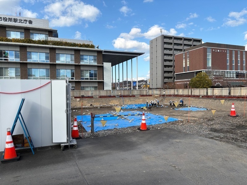 写真：新庁舎建設予定地の写真