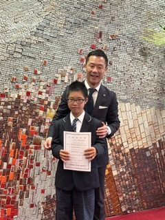 写真：表敬訪問（第6回日本福祉大学競技トラック競技会）