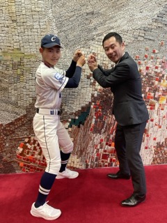 写真：表敬訪問（スターゼンカップ第56回春季全国大会）