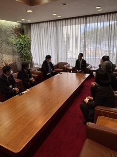 写真:面談(岐阜県立多治見病院)