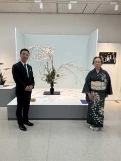 写真：華道家元池坊東濃支部花展