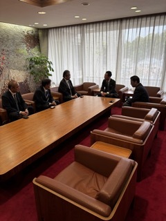 写真：面談（長谷川体育施設）
