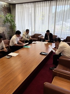 写真：面談（多治見市社会福祉協議会）