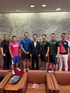 写真：表敬訪問（日本スポーツマスターズ2026石川大会）