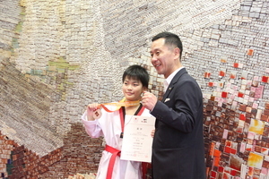 全日本ジュニアテコンドー選手権大会出場者写真
