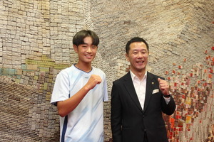 全日本ジュニアテニス選手権出場者写真