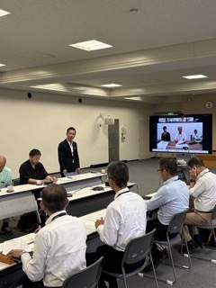 一般社団法人サーキュラーセラミック協議会 第1回臨時社員総会であいさつを行う市長