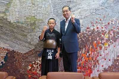 剣道表敬訪問