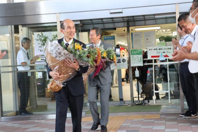 佐藤副市長と渡辺教育長