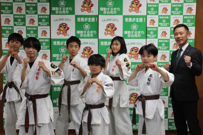 1121空手表敬訪問