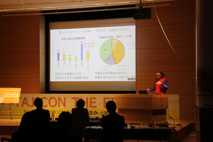 令和8年1月31日たじみビジネスプランコンテスト発表風景