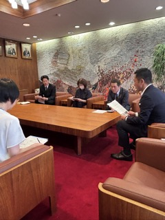 面談（コープ理事長）