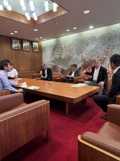 面談（石黒会頭）