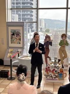 JRやくもアナウンスお披露目式