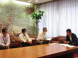 230825_（公社）多治見市シルバー人材センターから要望書受領