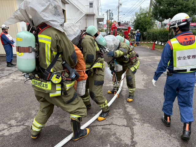 たじみしょうぼうかつどうのようす