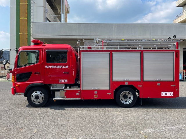 消防車左面の写真